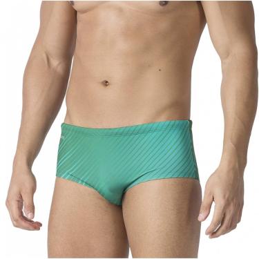 Imagem de SUNGA STRIPES VERDE KAUNA COM FORRO E PROTEÇÃO UV 50+-Masculino