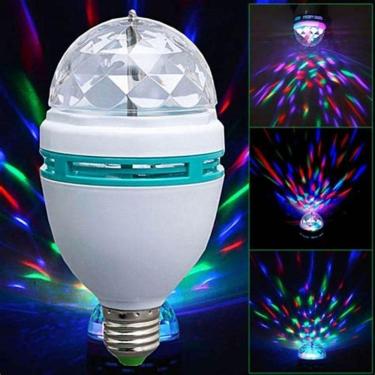 Imagem de Lâmpada De Led Globo Giratório Colorido Festa Balada P
