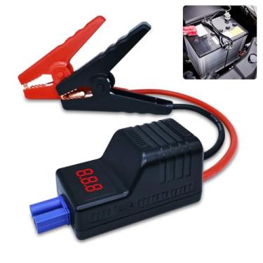 Imagem de Braçadeiras inteligentes para iniciantes, EC5, cabos de fixação de impulsionadores automotivos de substituição com tela LCD inteligente para arrancador de carro de 12 V, fio de 10 AWG