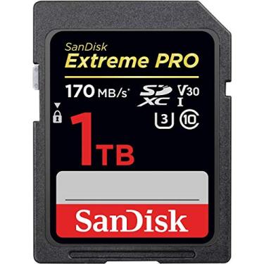 Imagem de SanDisk Cartão de memória ExtremePRO UHS-I SDXC, 1 TB, 170 MBS/V30