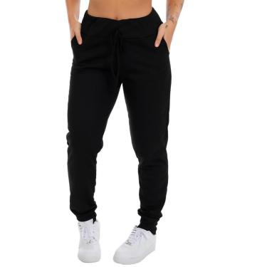 Imagem de Calça Com Bolso Frimarket Jogger Moletinho Feminina-Feminino