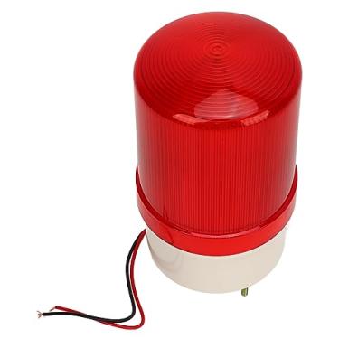 Imagem de Alarme de Luz Sonoro LED Rotativo Strobe 120dB Lâmpada Aviso ABS IP54 para Segurança Equipamentos Máquinas Industriais Internos