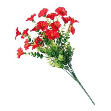 Imagem de Flores artificiais, flores de seda realistas, decoração de primavera, decoração floral à prova de intempéries para casamento, hotel, estúdio, jardim frontal