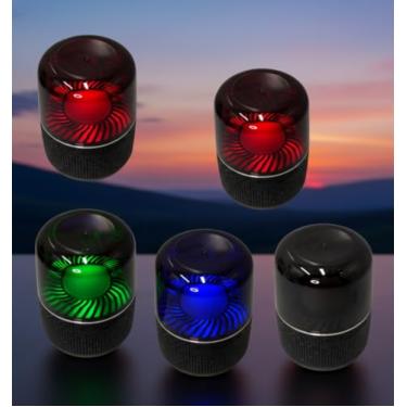 Imagem de Caixa de Som Bluetooth 15W | LED RGB 360° | Som Surround Portátil | Festa Ambiente com Luzes | Bateria Longa Duração