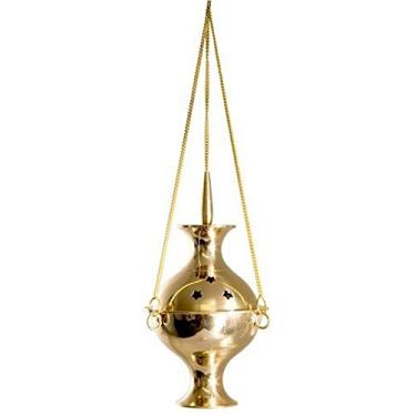 Imagem de Accessories - Brass Burners Incenso para pendurar/queimador de carvão, 15 cm de altura