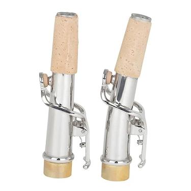 Imagem de Totority 2 peças de acessório de saxofone soprano para saxofone reto curvo para melhorar o tom e a prática