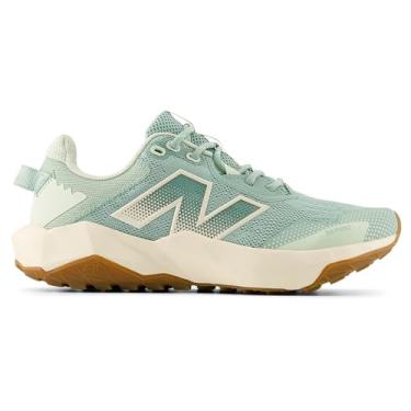 Imagem de New Balance Tênis de corrida feminino Dynasoft Nitrel V6 Trail, Verde Mosaico/Gum 020/Permafrost, 36