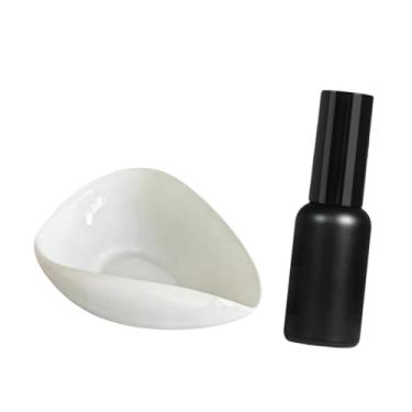 Imagem de Ｂｅｓｇａ Conjunto de copo dosador e frasco spray para grãos de café, acessórios para expresso, bandeja de medição portátil multifuncional para entusiastas de, Branco