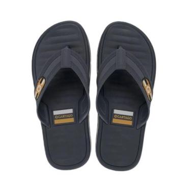 Imagem de Chinelo juvenil cartago paris ii preto / branco -, Preto, 26 BR