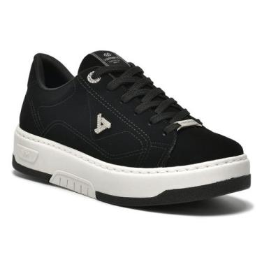 Imagem de Tênis Feminino Casual Via Marte 126-017, Preto, 36