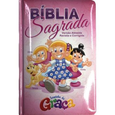 Imagem de Bíblia Sagrada Turminha da Graça Capa Almofada, Menina