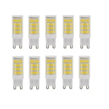 Imagem de Kit 11 Lâmpadas Halopim Soquete G9 5w Bivolt Led - Genérica, Branco Qu