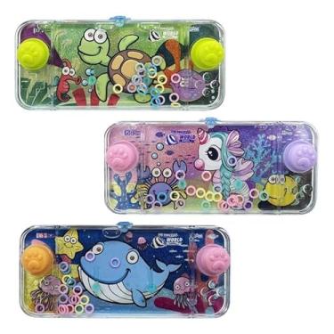 Imagem de Brinquedo Infantil Jogo de Água de Argola Manual Portátil sem Baterias para Coordenação Motor