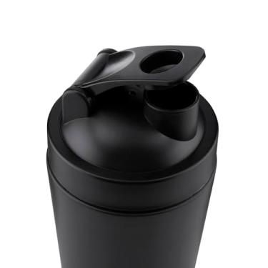Imagem de Garrafa Coqueteleira Shakeira Inox 750ml, Cor Preta, Premium – Anti Odor, Livre de BPA, Mixer para Whey Protein e Suplementos, Academia/Gym