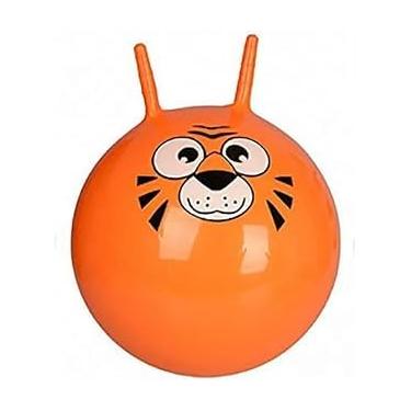 Imagem de Bola Pula Pula Grande 50 cm com Alça, Brinquedo para Crianças (Laranja)