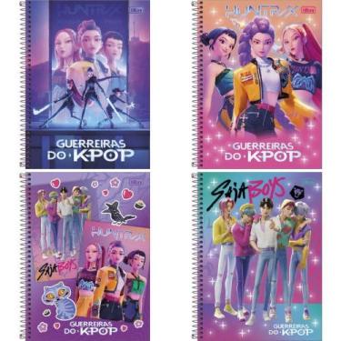 Imagem de Caderno 1X1 Guerreiras do K-POP 80 Folhas Tilibra
