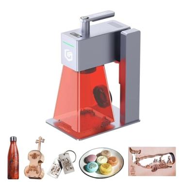 Imagem de Longer Máquina de gravação profissional Nano Pro 12000mW, ultra-precisão de 0,01 mm, gravação de alta velocidade de 5000 mm/s, HD de 3,3 K para metal, madeira, vidro, couro - Gravador a laser portátil