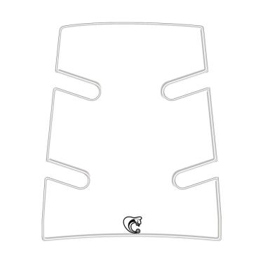 Imagem de Protetor Tanque Suzuki V-stron 800 Transparente Transparente