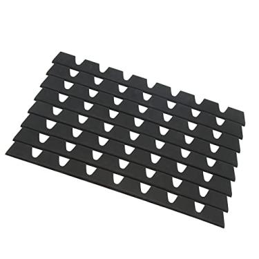 Imagem de Naroote Conjunto de Proteção de Borracha Resistente a Arranhões do Para-choque Dianteiro para Carro, Kit de Proteção Antiarranhões para Veículos Universais