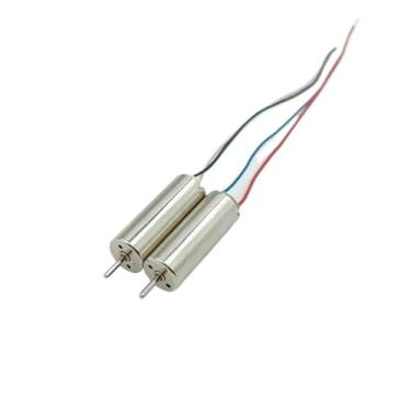 Imagem de S25HH0 2 peças 720 7 mm x 20 mm CW CCW Mini motor sem núcleo DC3,7 V 48000 RPM alta velocidade micro copo oco para drone RC modelo de aeronave