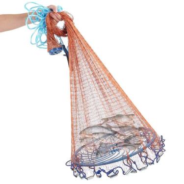 Imagem de Tarrafa Chinesa Rede Pesca Multifilamento Pescaria Peixe Siri Lambari Tainha Camarao Traira Tilapia Mar Açude Rio Lago