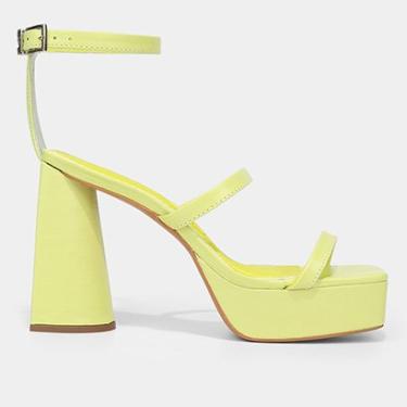 Imagem de Sandália Santa Lolla Salto Alto Grosso Feminina-Feminino