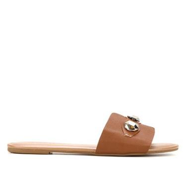 Imagem de Rasteira Look Fashion Recorte Pedraria-Feminino