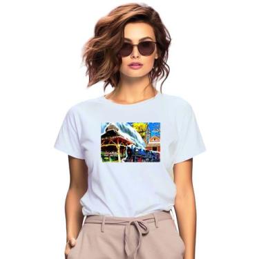 Imagem de Baby Look Passa Quatro Turismo Em Quadro Personalizada Feminina Adulto