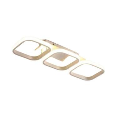 Imagem de Luminária De Teto LED Preta Moderna Minimalista Para Decoração De Casa