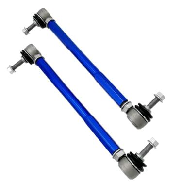 Imagem de STICHLER X253010 9,84-11,81' m10 Barra estabilizadora frontal modificada barra de estabilização 2 peças de alumínio autoajustável esquerda e direita giratória de 360 graus com comprimento e ângulo de