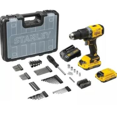 Imagem de kit Parafusadeira Furadeira Martelete Sbd715 C2ka Stanley - BLACK E DE