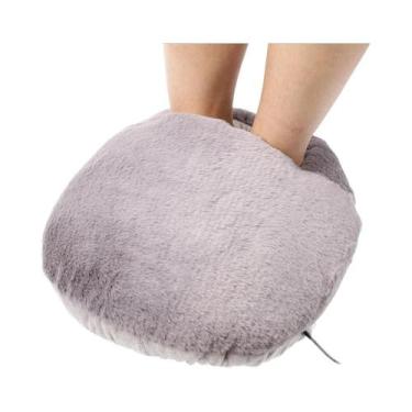 Imagem de Almofada Elétrica De Aquecimento Para Pés USB De Pelúcia Macia Para In