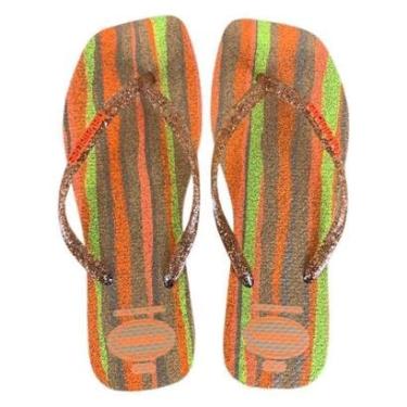 Imagem de Chinelo Havaianas Feminino Slim Squier Folia Legitimas-Feminino