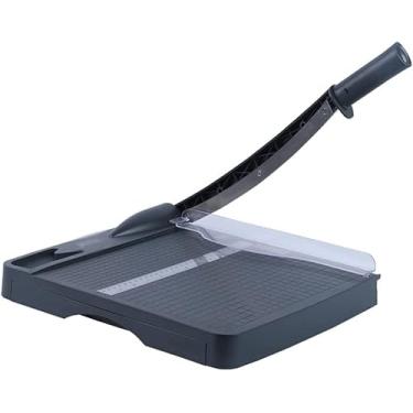 Imagem de pcagfaajmh Cortador de papel, cortador de guilhotina, cortador de armazenamento de trituradores centímetro e gaveta de aparador de uso duplo de 30,5 cm, comprimento de corte, capacidade de 16 folhas