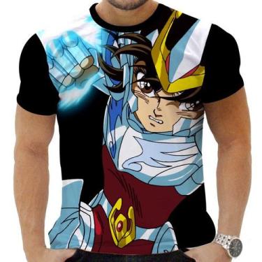 Imagem de Camiseta Camisa Personalizada Anime Cavaleiros do Zodíaco 33 - Zahir S