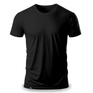 Imagem de Camiseta Masculina Lisa 100 Algodão Fio 30.1 Resistente Dia a dia Bási