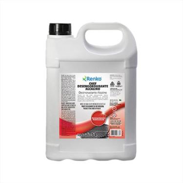 Imagem de Desengordurante Desincrustrante Profissional 5L RenkoLimpa Chapa Lanch