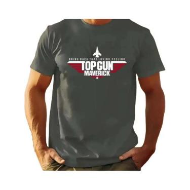 Imagem de Camiseta Masculina De Verão Com Estampa Geométrica Em Algodão Casual S