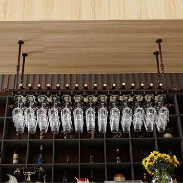 Imagem de Racks de vinho industriais multifuncionais montados na parede, com suporte de metal, suporte de vinho pendurado, acessórios de vinho, suporte de garrafa de parede, altura ajustável, prateleiras