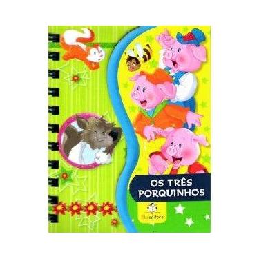 Imagem de Meus livros favoritos: os tres porquinhos - BLU EDITORA