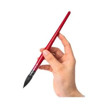 Imagem de Pincel De Pintura Artística De Pelo De Esquilo Pontiagudo Para Aquarel