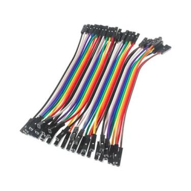 Imagem de Kit De Fios E Cabos DuPont De 40 Pinos Para Protoboard, 40 Peças, 10CM