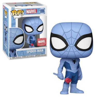 Imagem de Funko Pop Marvel 1355 Spider-Man Blue Valentines Exclusive