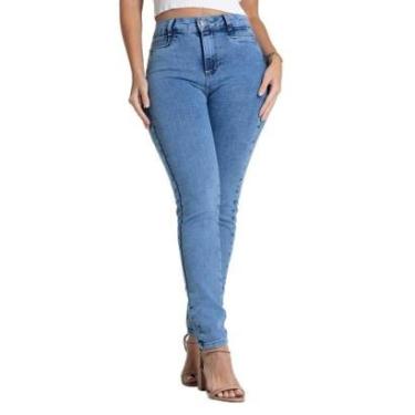 Imagem de Calça Jeans Sawary Levanta Bumbum - 281887 - Azul Claro 38-Feminino