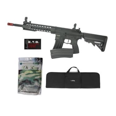 Imagem de Rifle Airsoft Ar15 Neptune Full Metal 10 Gatilho Et Kit1