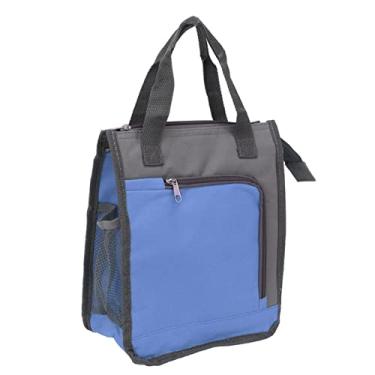 Imagem de Acouto Saco Refrigerado Isolado Com Alça Alargada - Sacola de Supermercado Reutilizável para Almoço, Viagens, Caminhadas e Entrega de Alimentos - Design à Prova de Vazamentos, Frutas Portáteis,