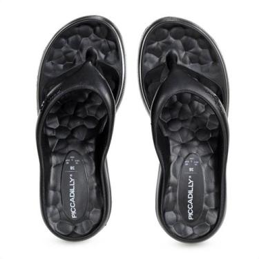 Imagem de Chinelo Piccadilly EVA Marshmallow C224 Preto - Feminino, 38, Preto