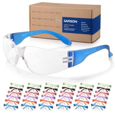 Imagem de Óculos de segurança SAFISON Protective Eyewear, pacote com 36