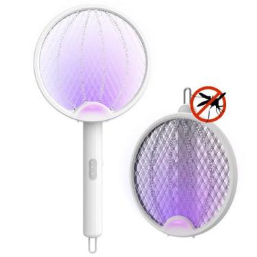 Imagem de Raquete Mata Mosquito Com Modo Pedestal E Armadilha De Luz Para Quarto