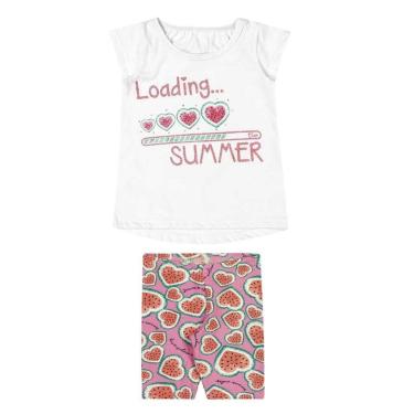 Imagem de Conjunto Bebê Menina Elian Loading Summer Branco-Feminino